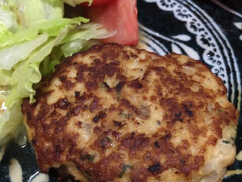 冷凍豆腐で超あっさりハンバーグ